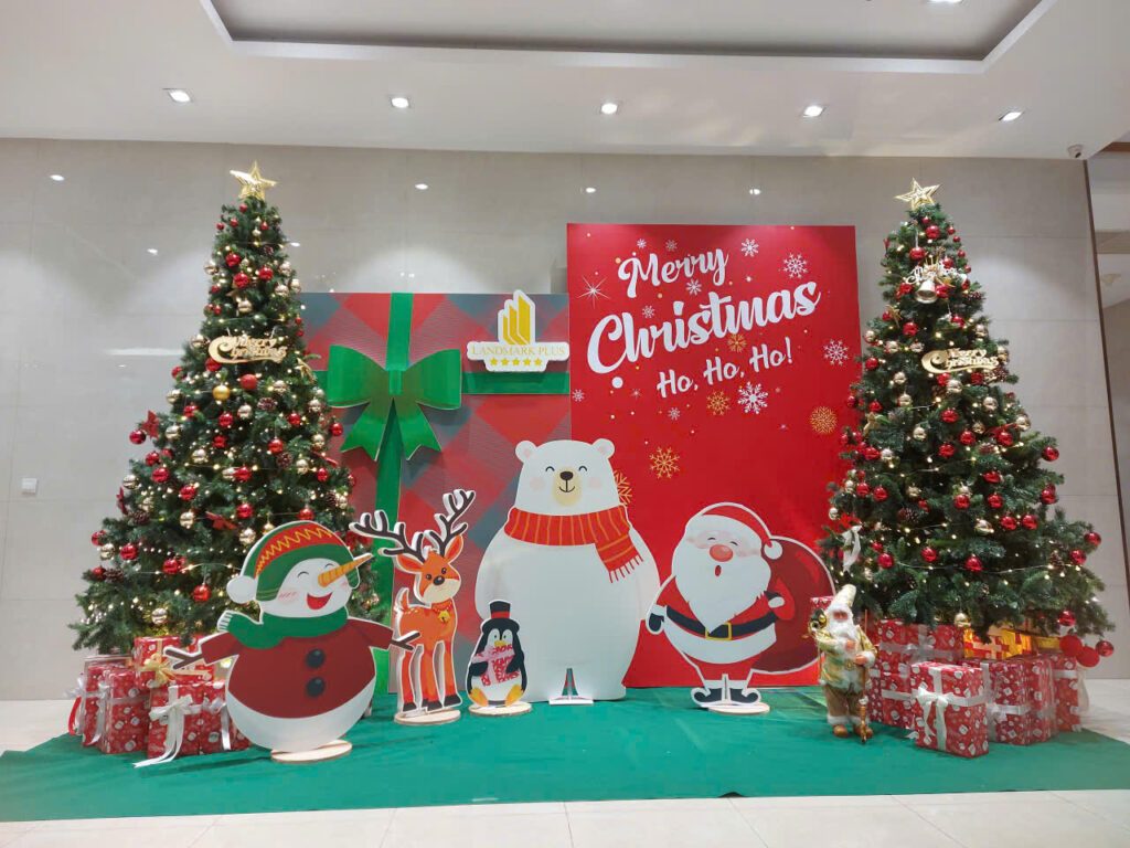 trang trí Noel cho chung cư
