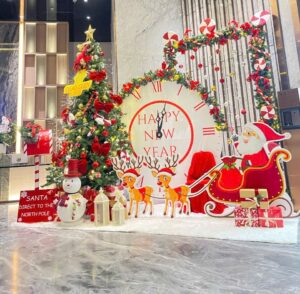 Trang trí Noel chung cư