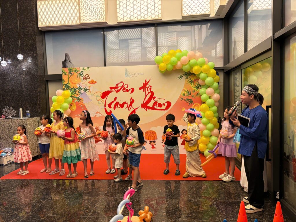 Tổ chức trung thu cho chung cư - tham gia trò chơi