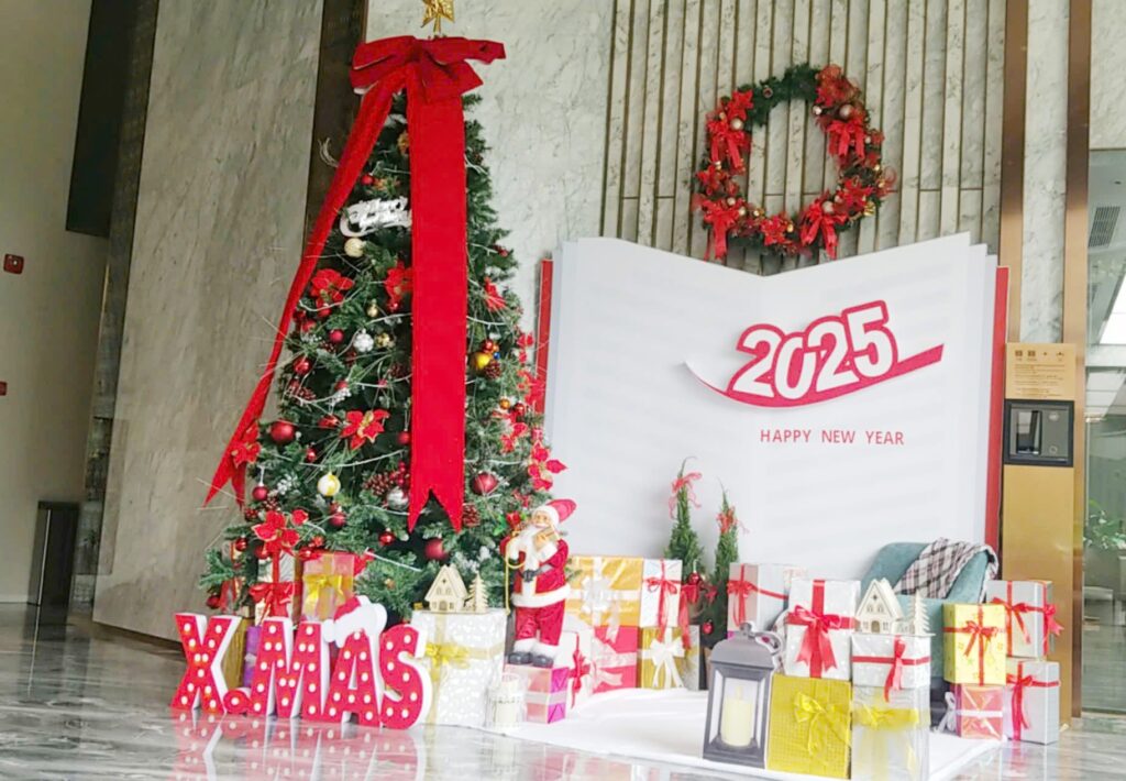Trang trí Noel chung cư